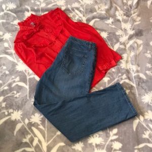 Essential Coldwater Creek Blue Jeans 12P